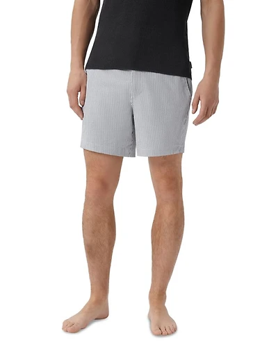 Charles Stripe Regular Fit 5" Swim Trunks