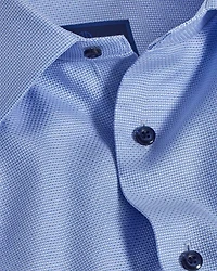 Slim Fit Textured Dress Shirt