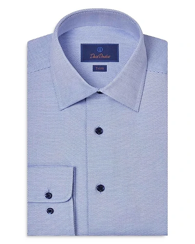 Trim Fit Micro Geometric Dobby Dress Shirt