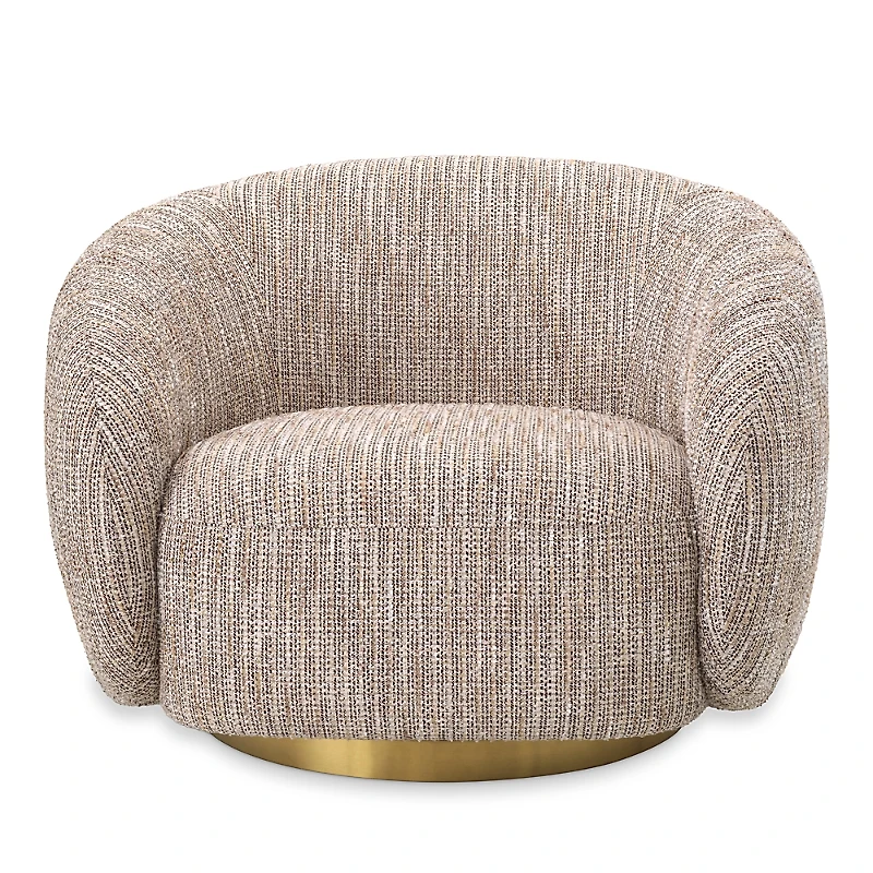 Eichholtz Brice Mademoiselle Beige Swivel Chair