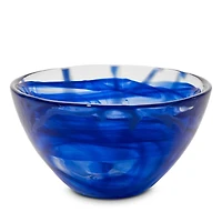 Kosta Boda Contrast Small Bowl, Blue