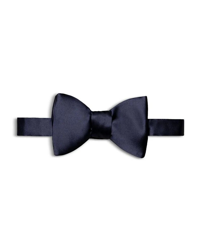 Satin Self Tied Bow Tie