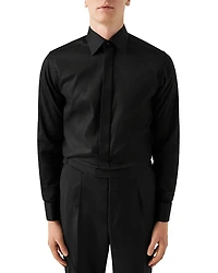 Eton Slim Fit Twill Fly Front Formal Shirt