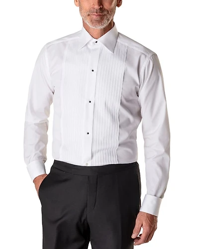 Classic Fit Pleated Bib Formal Shirt