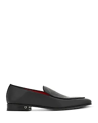 Ferragamo Men's Bloom Leather Loafers