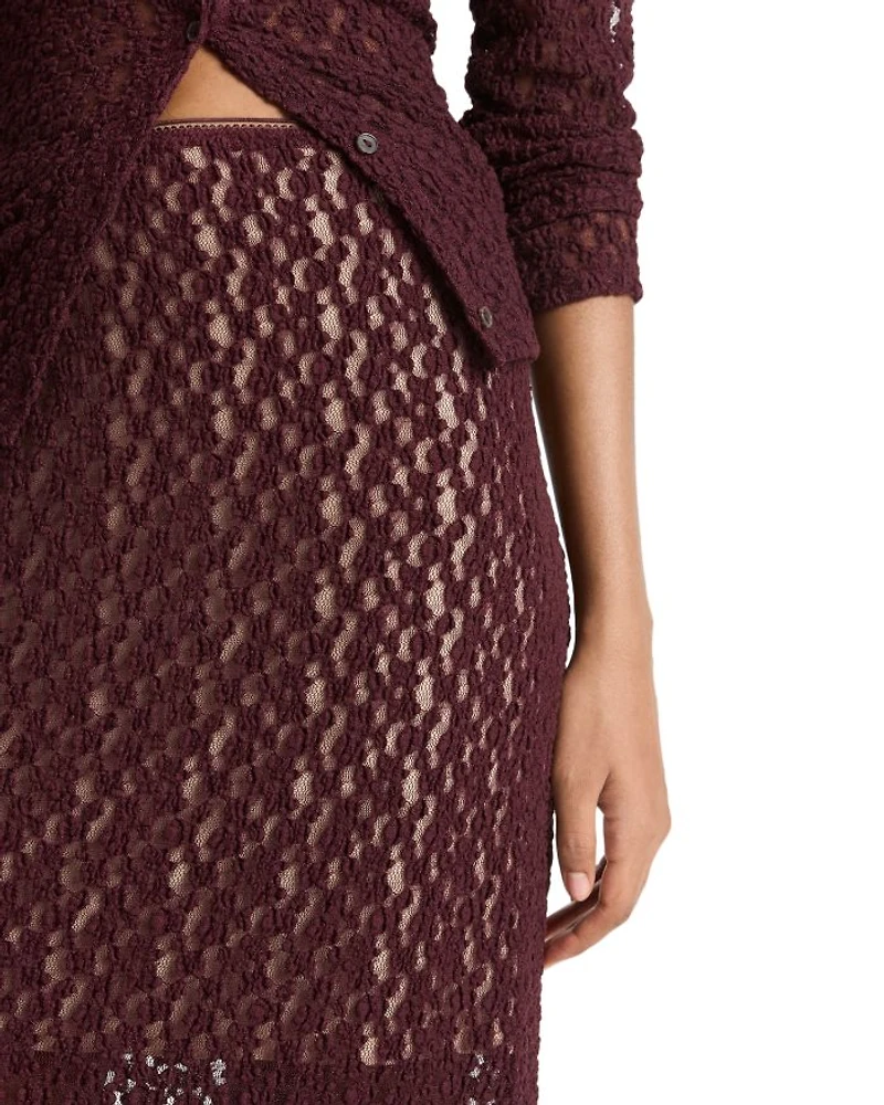 Floral Smocked Skirt