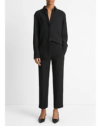 Mid Rise Tapered Pants