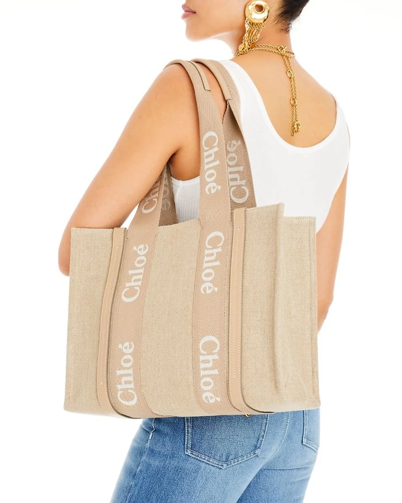 Woody Medium Canvas Tote