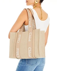 Woody Medium Canvas Tote