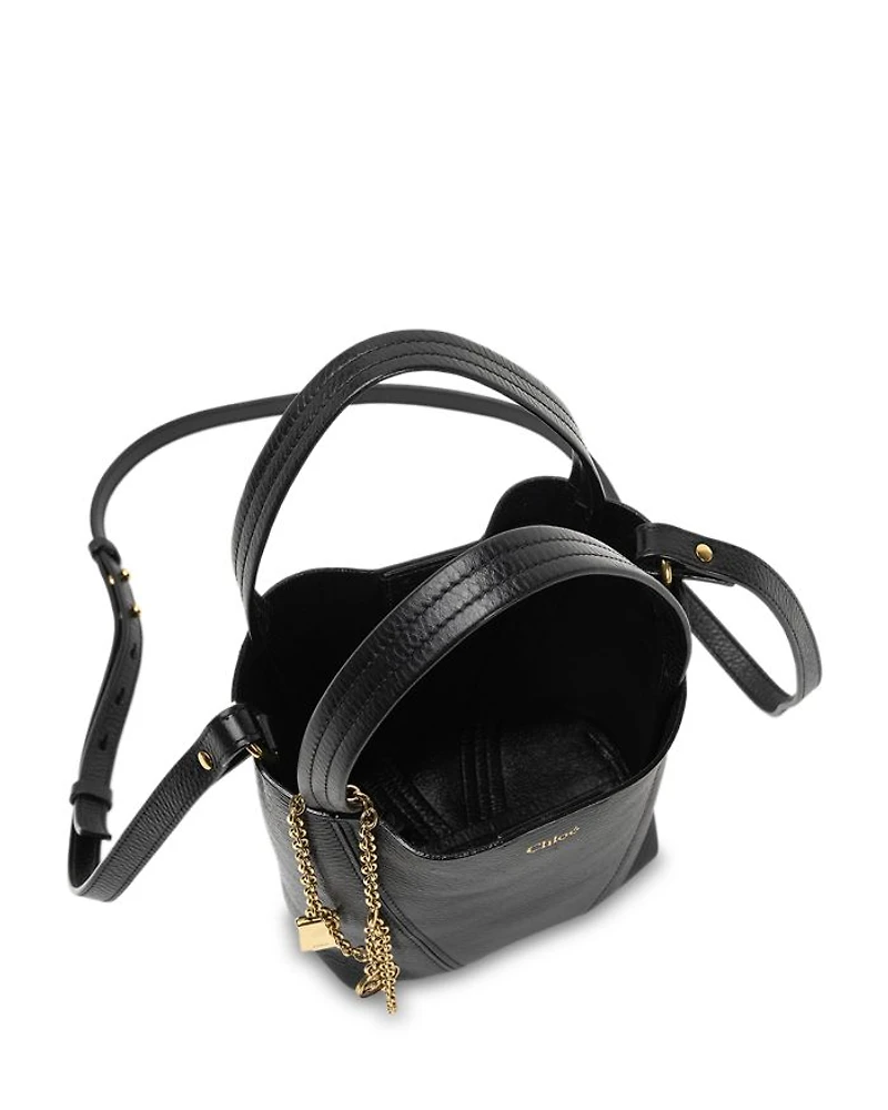 Leather Spin Small Tote