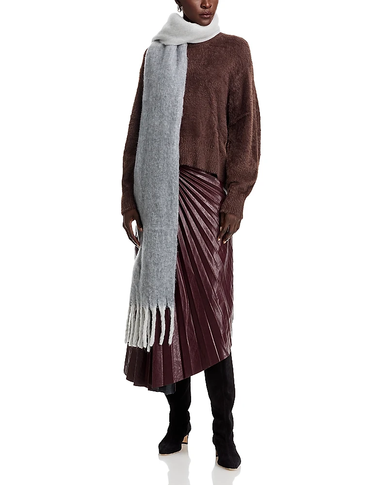 Lulla Color Block Two Tone Scarf