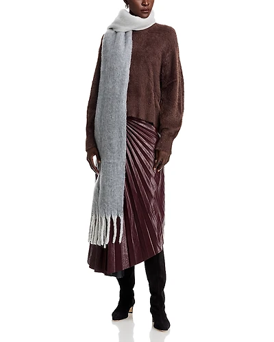 Lulla Color Block Two Tone Scarf