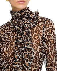 Carlotta Leopard Print Mini Dress