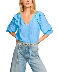 Samira Ruffle Blouse
