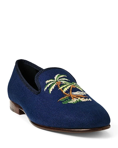 Polo Ralph Lauren Men's Paxton Embroidered Slipper