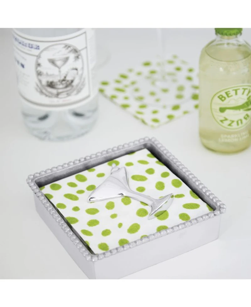 Cocktail Beaded Napkin Box