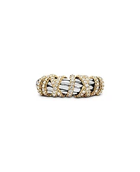 David Yurman Helena Ring with Diamonds and 18K Gold