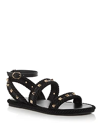 Valentino Garavani Women's Rockstud Espadrille Sandals