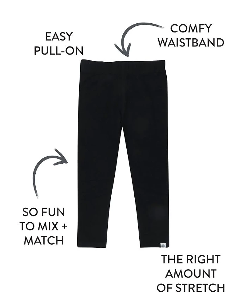 Girls' Leggings, Pack of 3 - Baby