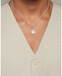 Medusa Charm Necklace Silver