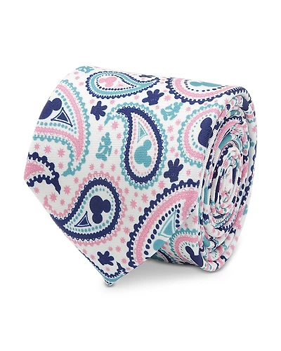 Cufflinks Inc Mickey Mouse Paisley Silk Classic Tie
