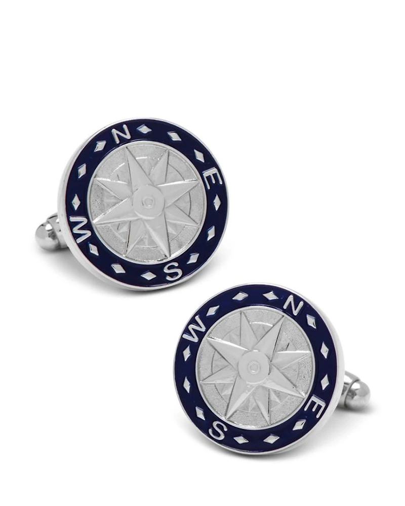 Blue Compass Cufflinks