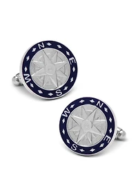 Blue Compass Cufflinks