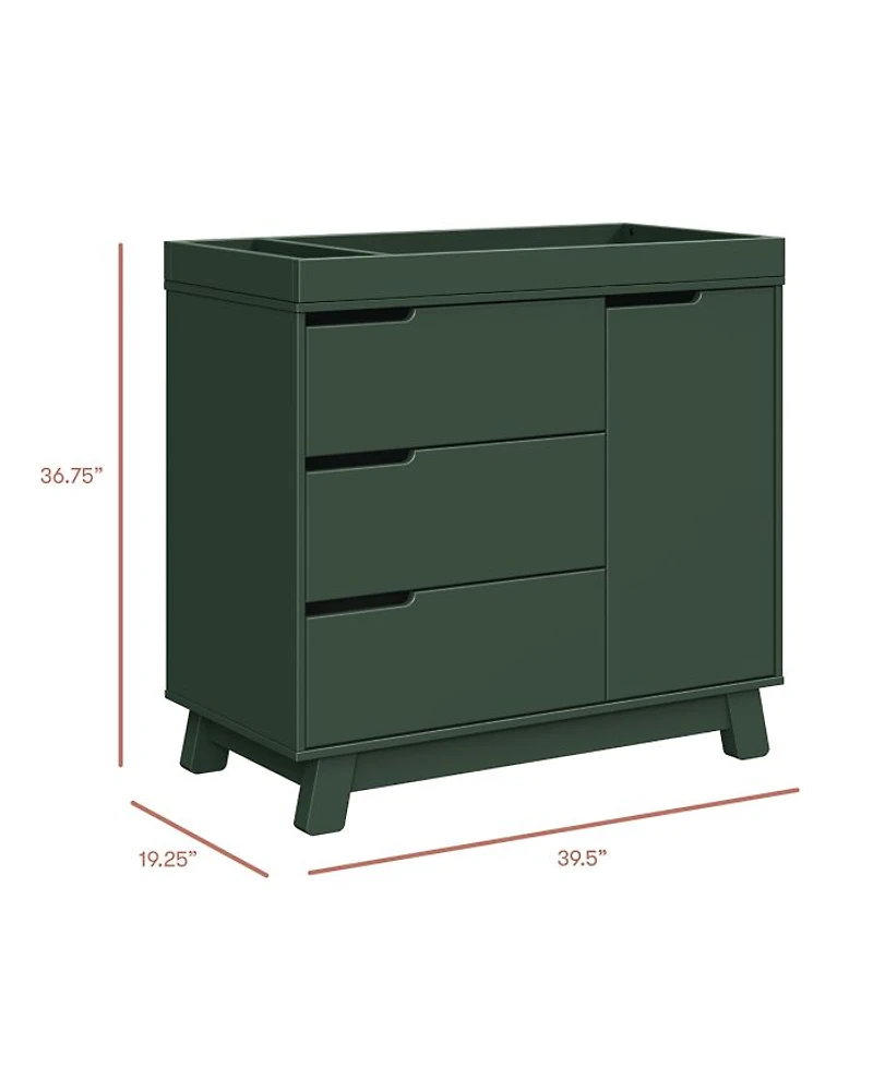 Hudson 3 Drawer Changing Dresser