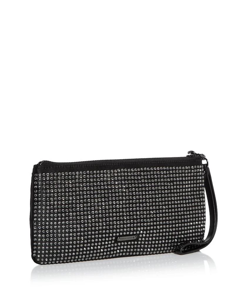 Crystal Embellished Wristlet