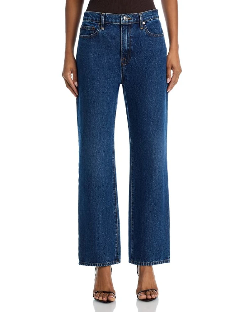 Le Jane High Rise Ankle Wide Leg Jeans Kirk