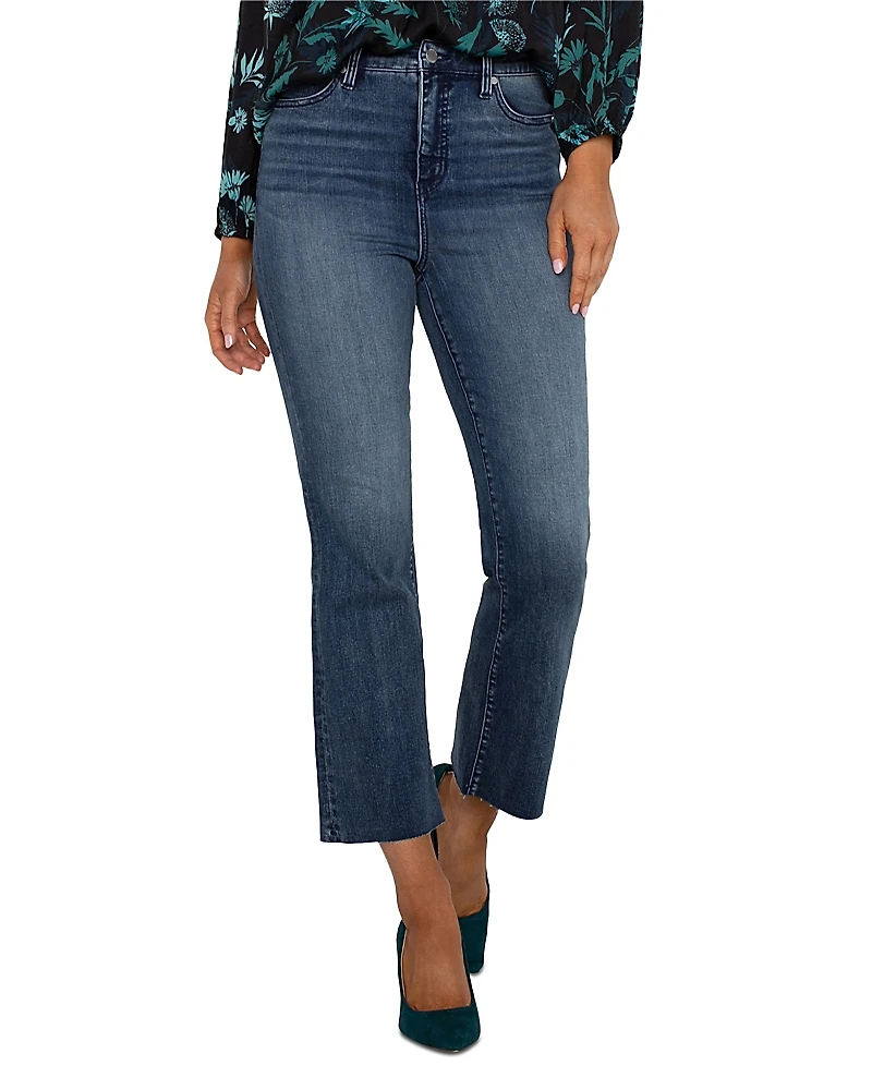 Liverpool Los Angeles Hannah High Rise Ankle Flare Jeans