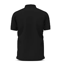 Eddie Cotton Piqué Equestrian Knight Embroidered Slim Fit Check Placket Polo Shirt