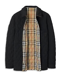 Classics Nylon & Cotton Quilted Reversible Shirt Jacket