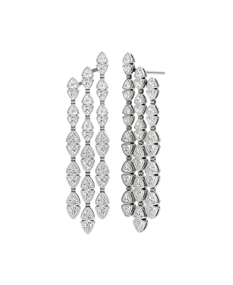 Vrai Trillion Cascade Earrings