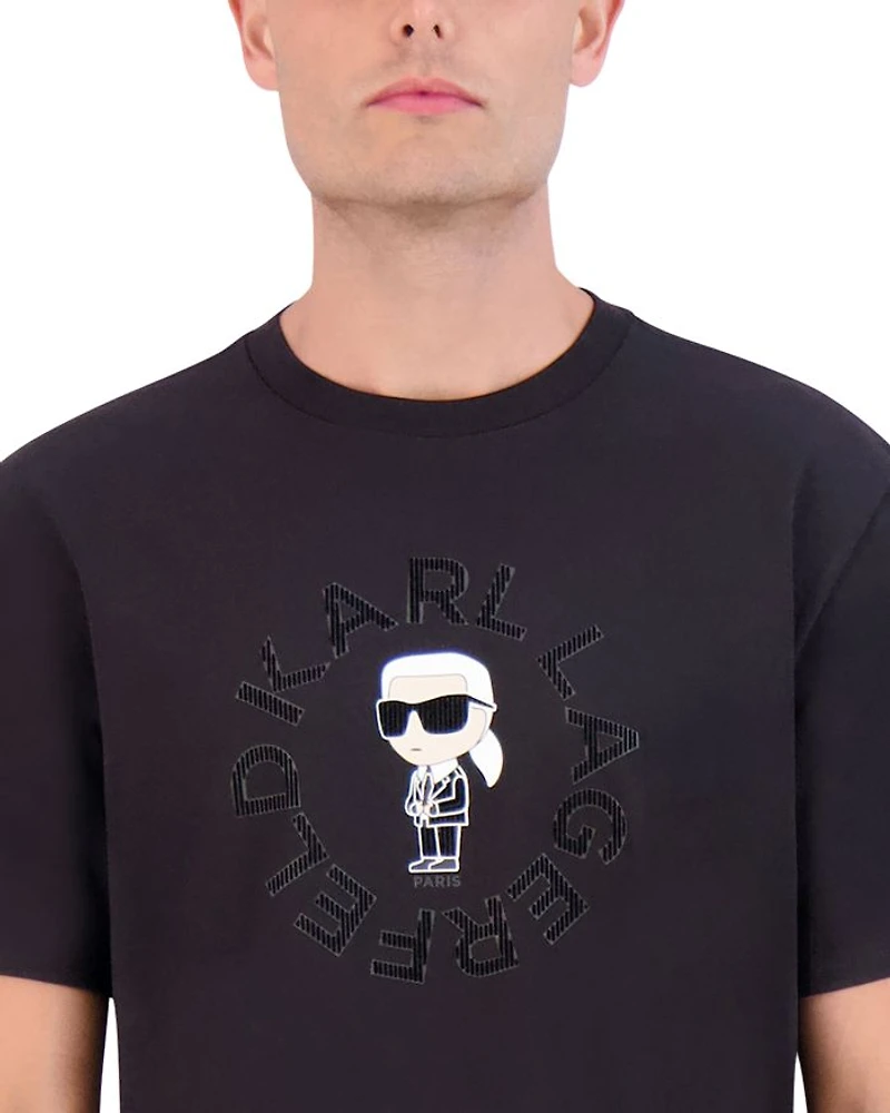 Little Karl Circle Logo Tee