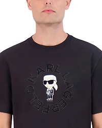 Little Karl Circle Logo Tee