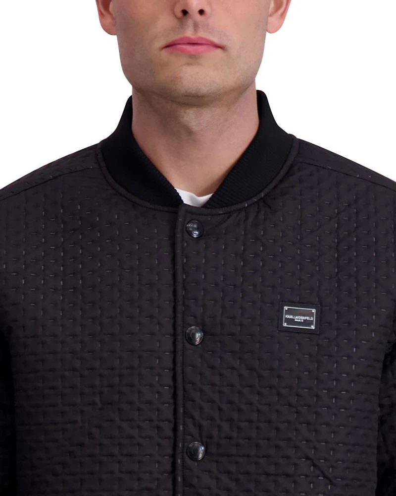Quilted Bomber Jacket