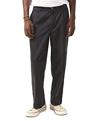 Regular Fit Heavy Twill Pleated Pants