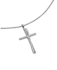 Crossover Cross with Diamonds on Chain