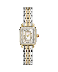 Michele Deco Madison Mini Two Tone Watch, 23mm x 24mm