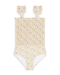 Girls' Marigold Smocked One Piece Swimsuit - Baby, Little Kid, Big Kid