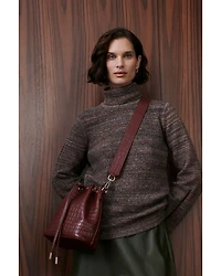 Wool Roll Neck Knit Sweater