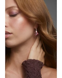 Soleil Cubic Zirconia Clear & Color Cushion Drop Earrings