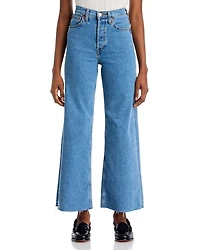 High Rise Cropped Wide Leg Jeans Runyon