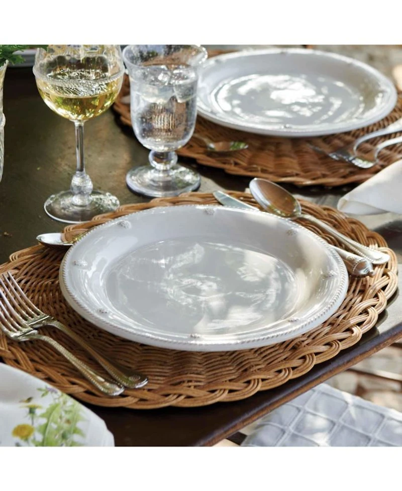Berry & Thread Whitewash 16 Piece Dinnerware Set, Service for 4