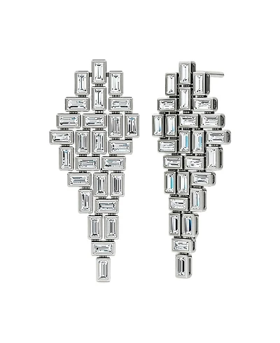 Vrai Baguette Cascade Earrings