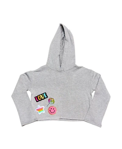 Girls' Butter Fleece Hooded Crop Sweatshirt - Big Kid