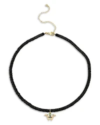 Wicked x Sydney Evan 14K Yellow Gold Emerald Elphaba Moth Pendant Sydney Evan Necklace, 18"