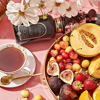 Magic Hour Bohemian Breakfast Black Tea Probiotic Rich Vanilla Puerh Tea for Digestion & Energy