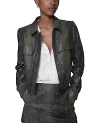 Astrid Snake Bomber Jacket